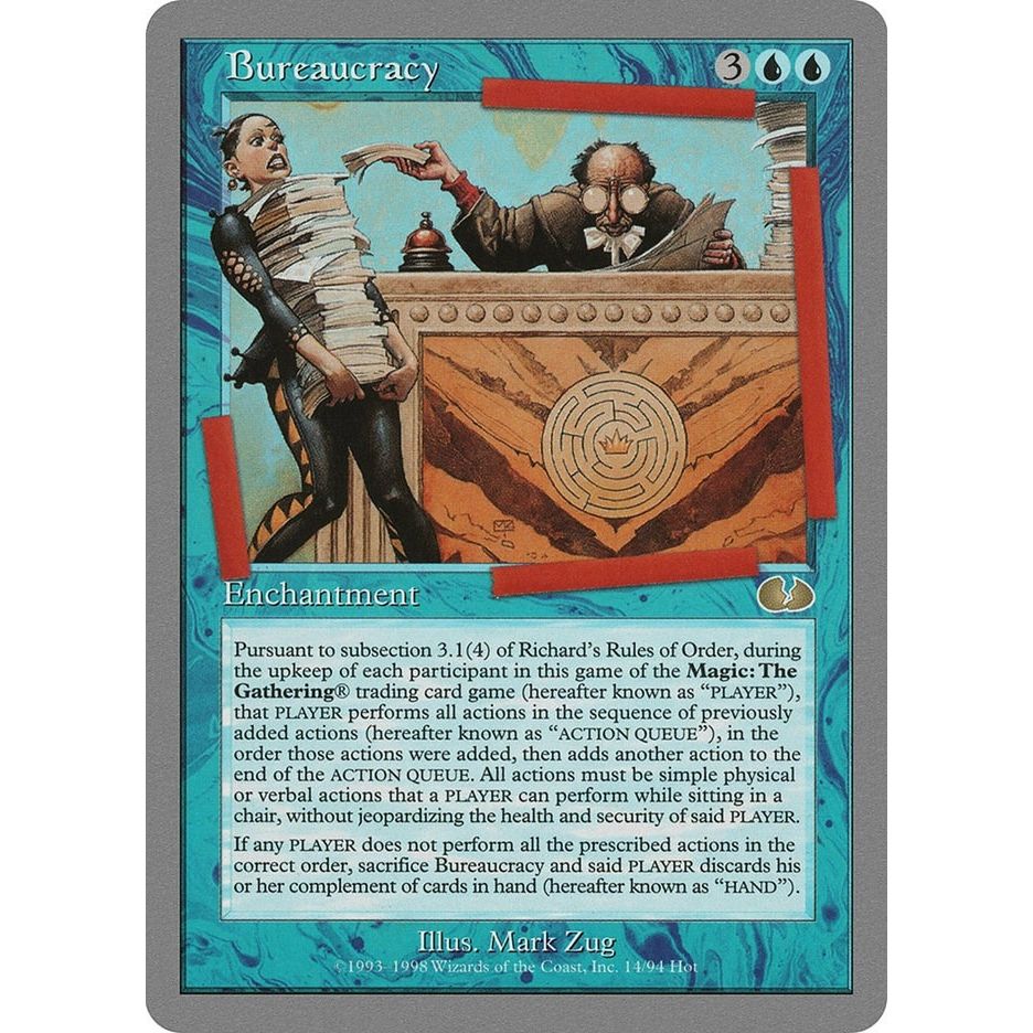 Image for Bureaucracy (14) (UGL) - Magic: The Gathering