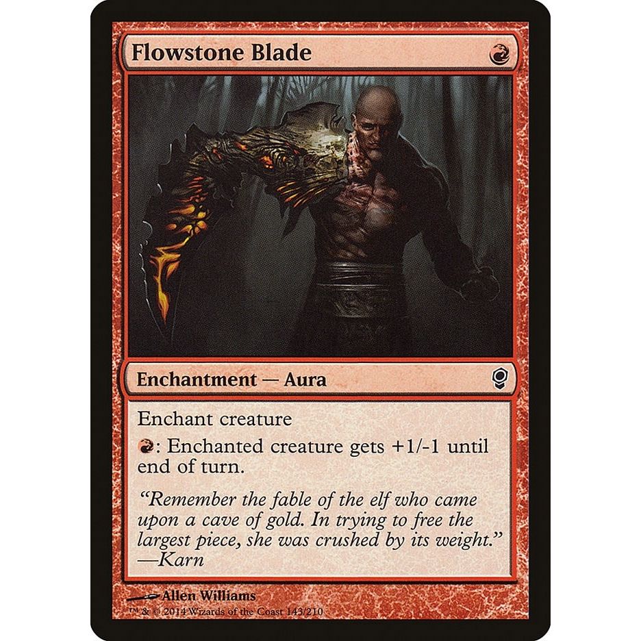 Image for Flowstone Blade (143) (CNS) - Magic: The Gathering