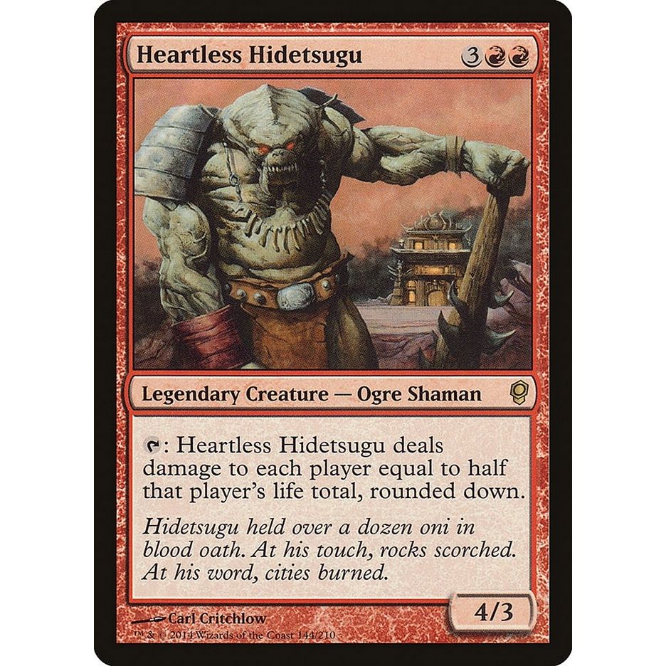 Image for Heartless Hidetsugu (144) (CNS) - Magic: The Gathering