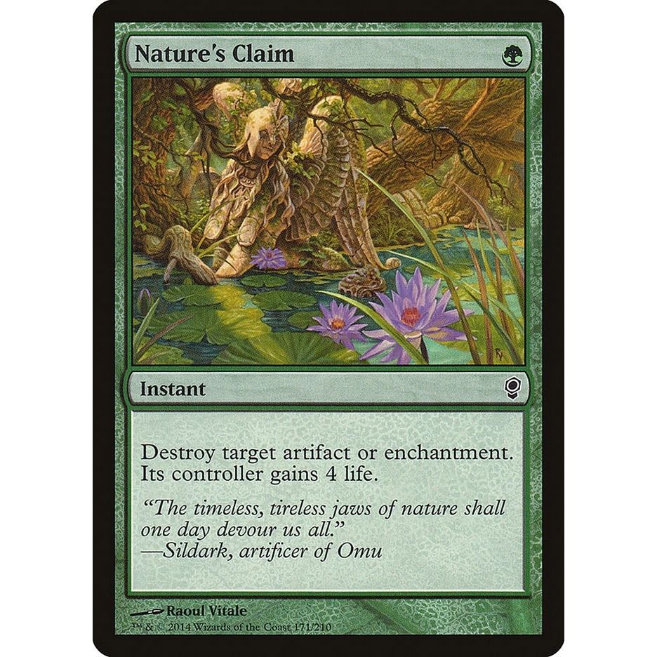 Image for Nature's Claim (171) (CNS) - Magic: The Gathering