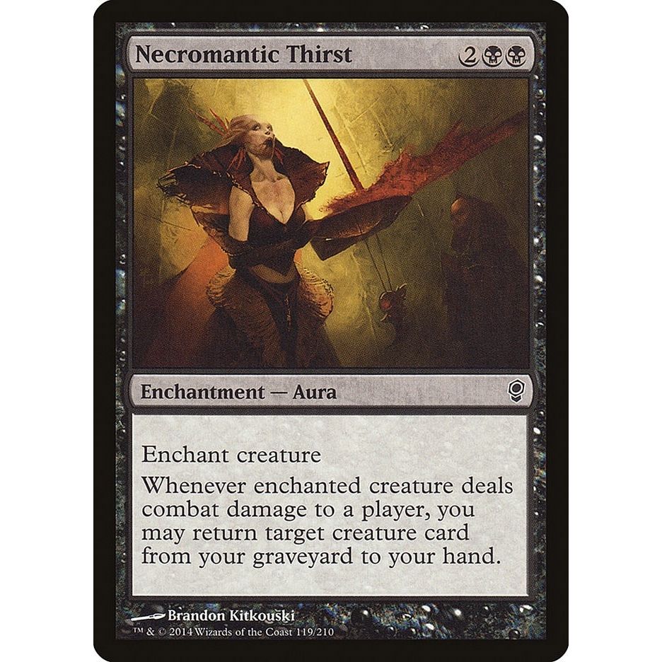 Image for Necromantic Thirst (119) (CNS) - Magic: The Gathering