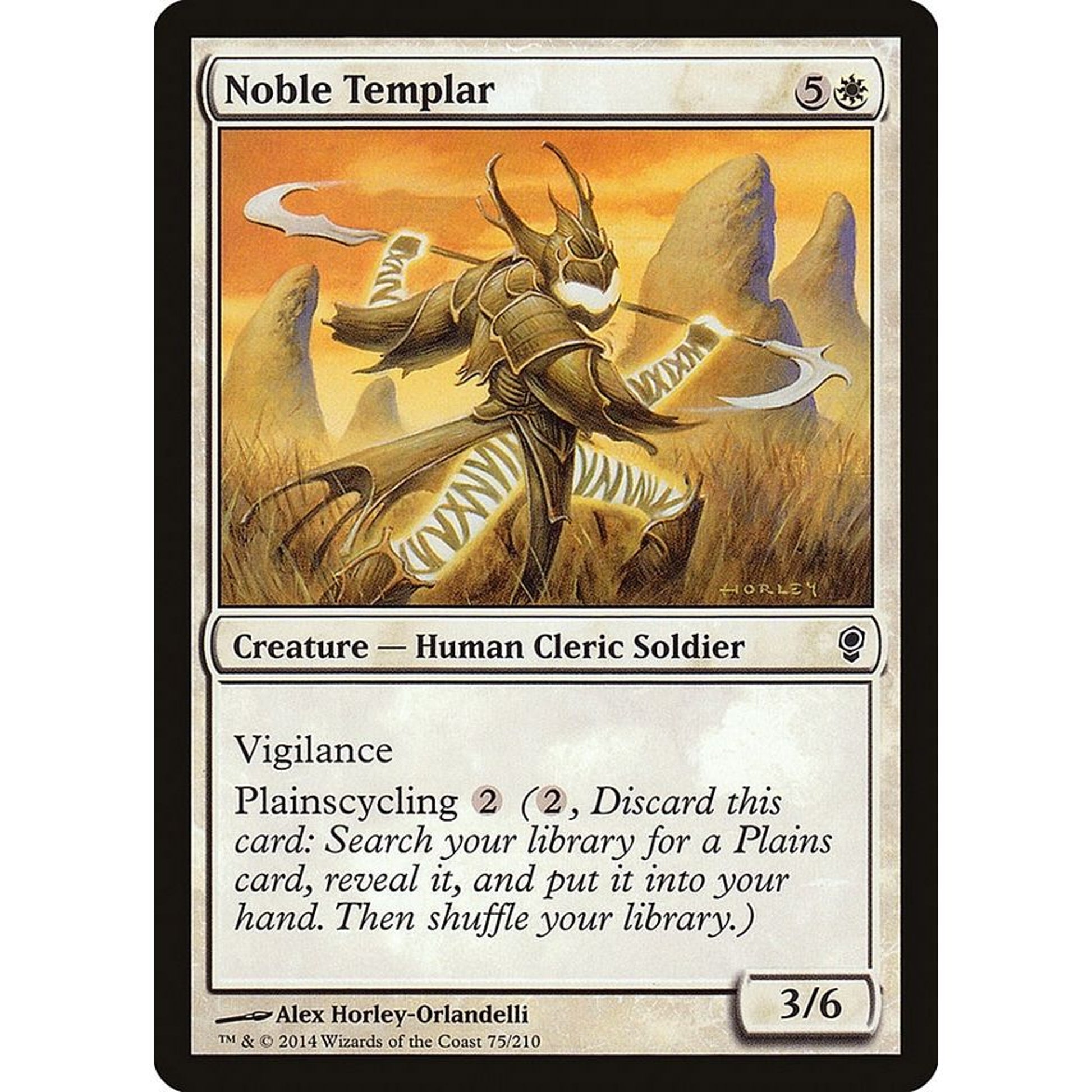 Image for Noble Templar (75) (CNS) - Magic: The Gathering