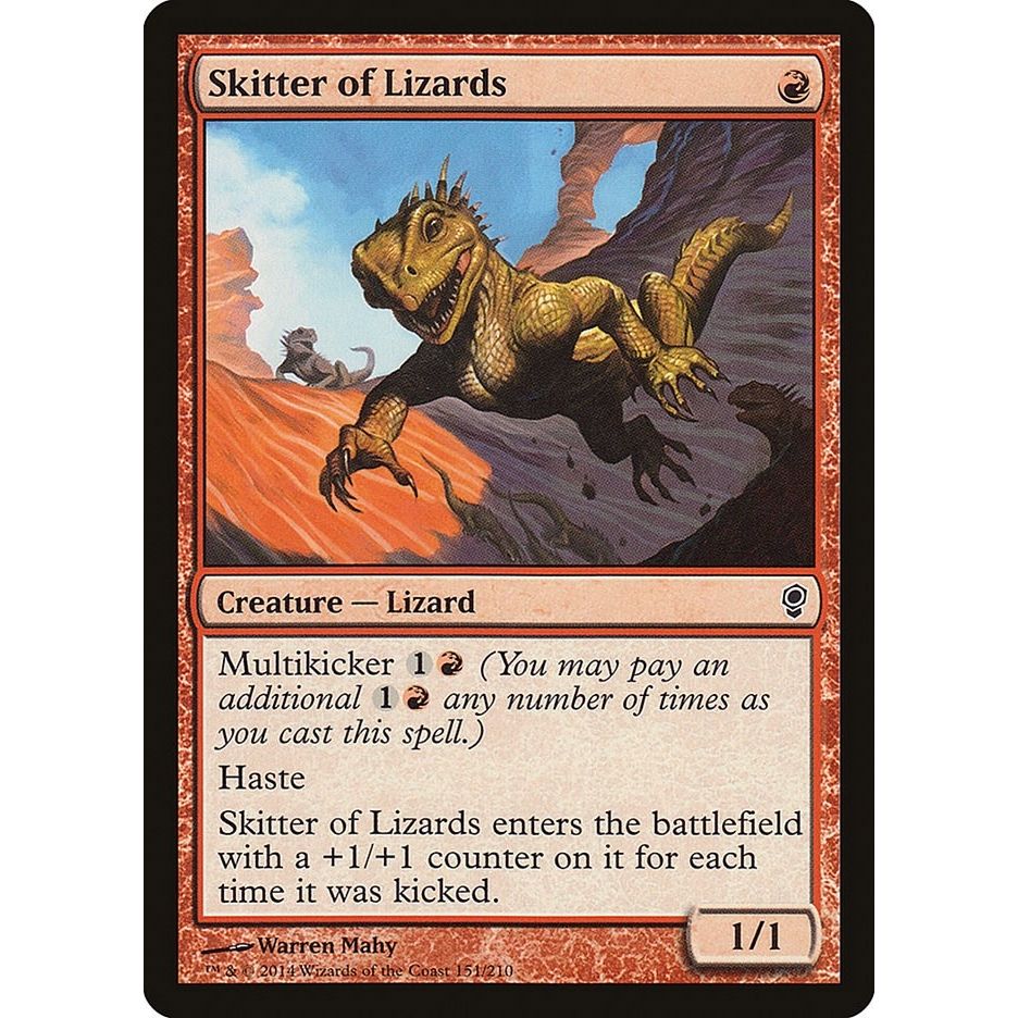 Image for Skitter of Lizards (151) (CNS) - Magic: The Gathering