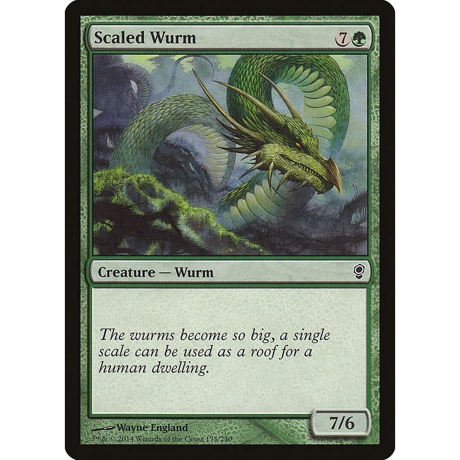 Image for Scaled Wurm (178) (CNS) - Magic: The Gathering