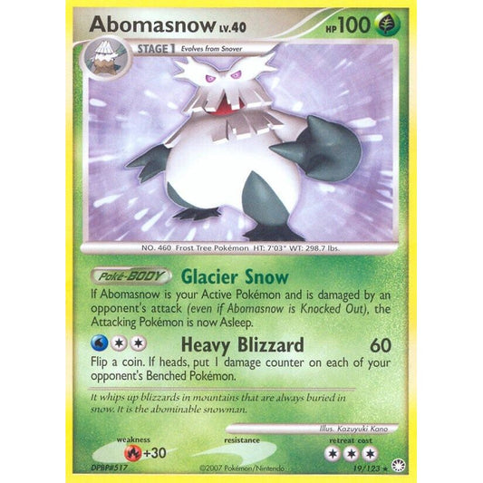 Image for Abomasnow (19/123) (MT) - Pokemon