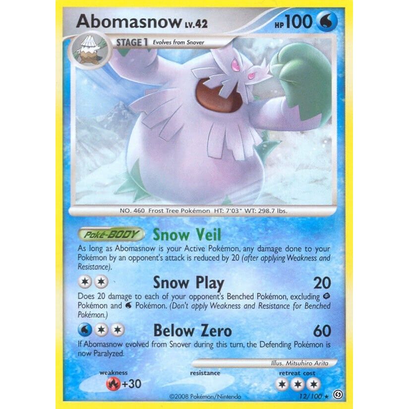 Image for Abomasnow (12/100) (SF) - Pokemon
