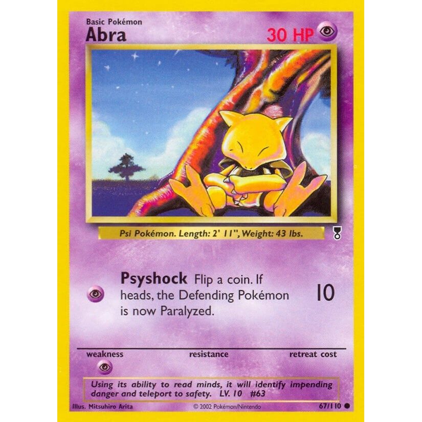 Image for Abra (067/110) (LC) - Pokemon