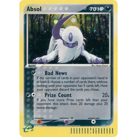 Image for Absol (1/97) (DR) - Pokemon