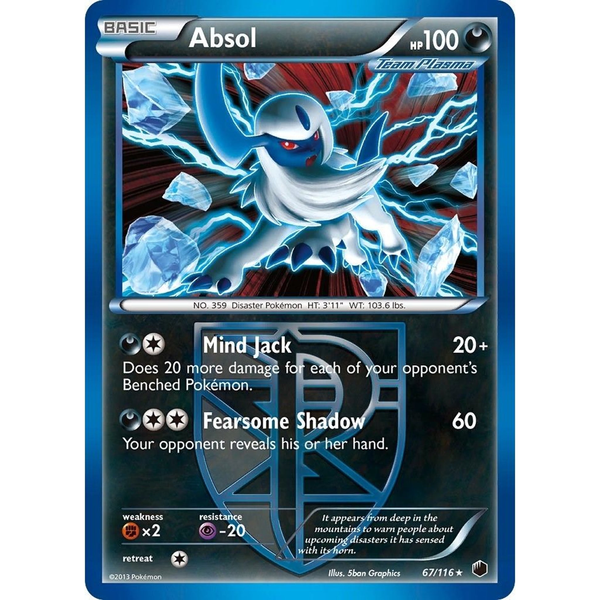 Image for Absol (Team Plasma) (67/116) (PLF) - Pokemon