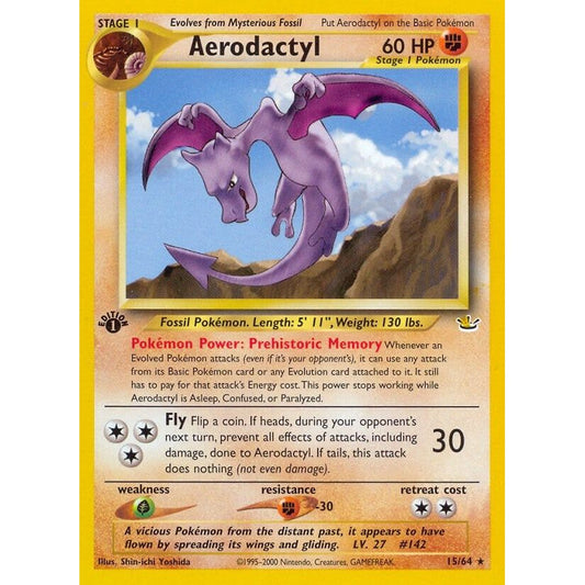Image for Aerodactyl (15/64) (N3) - Pokemon