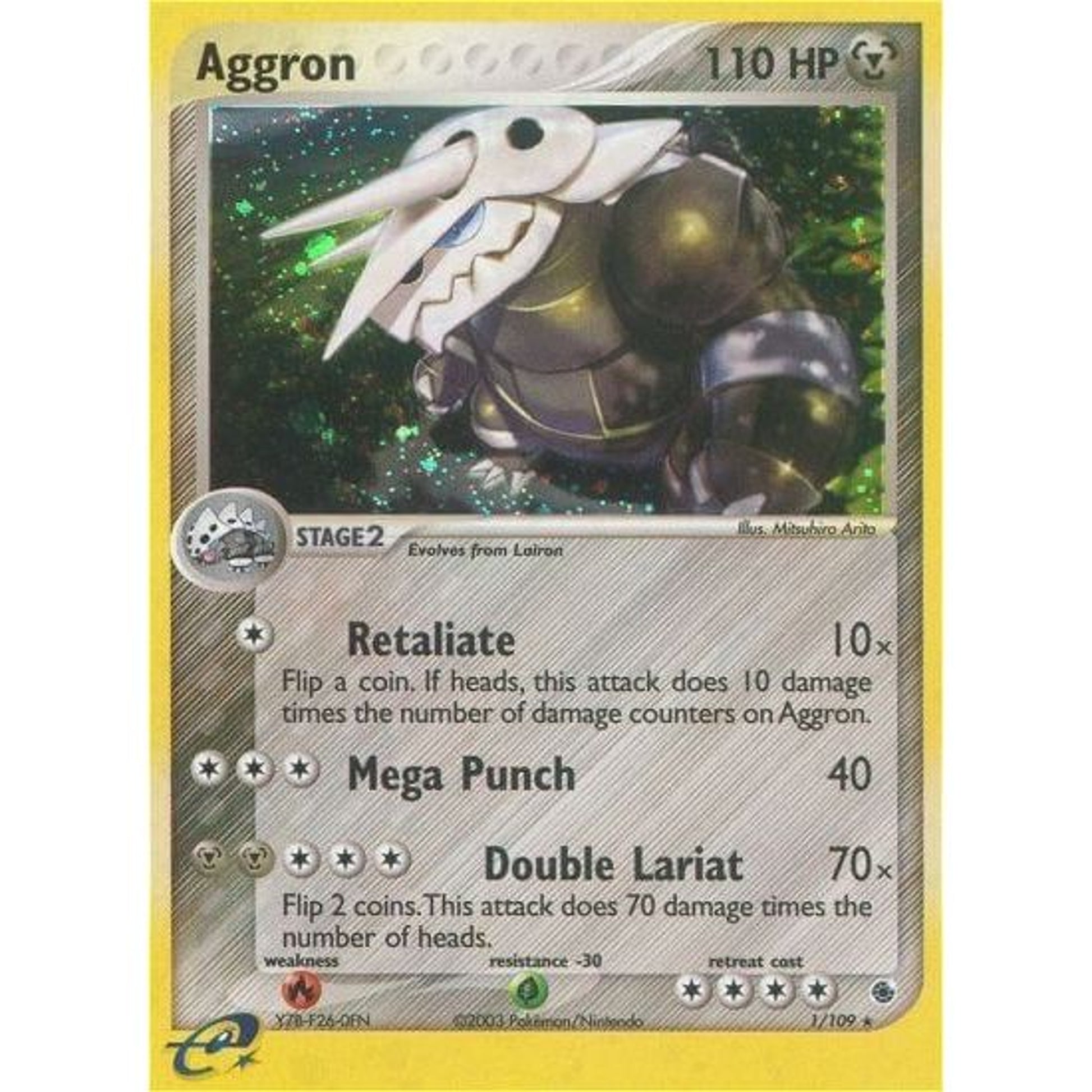 Image for Aggron (1/109) (RS) - Pokemon