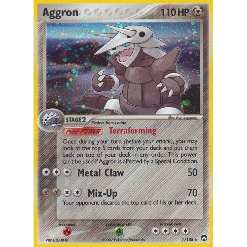 Image for Aggron (1/108) (PK) - Pokemon