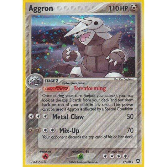 Image for Aggron (1/108) (PK) - Pokemon