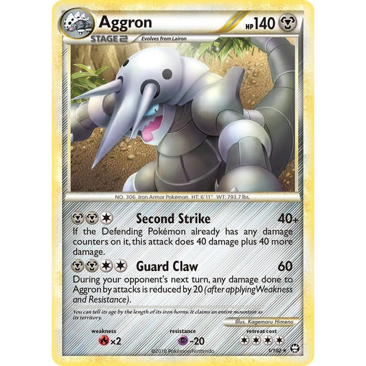 Image for Aggron (1/102) (TM) - Pokemon