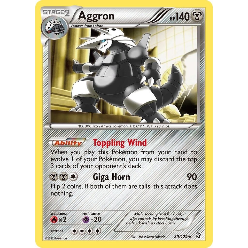Image for Aggron (80/124) (DRX) - Pokemon