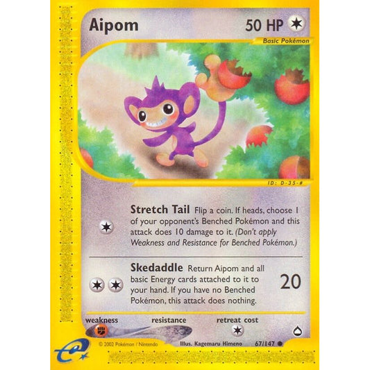 Image for Aipom (067/147) (AQ) - Pokemon