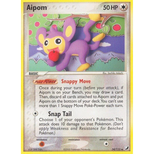 Image for Aipom (34/115) (UF) - Pokemon