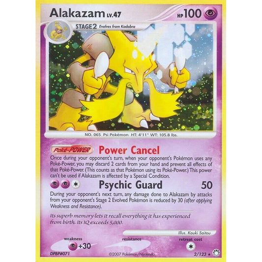 Image for Alakazam (2/123) (MT) - Pokemon