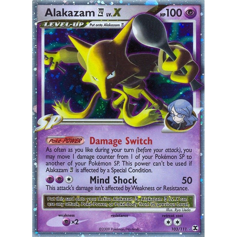 Image for Alakazam E4 Lv.X (103/111) (RR) - Pokemon