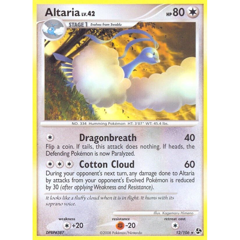 Image for Altaria (12/106) (GE) - Pokemon