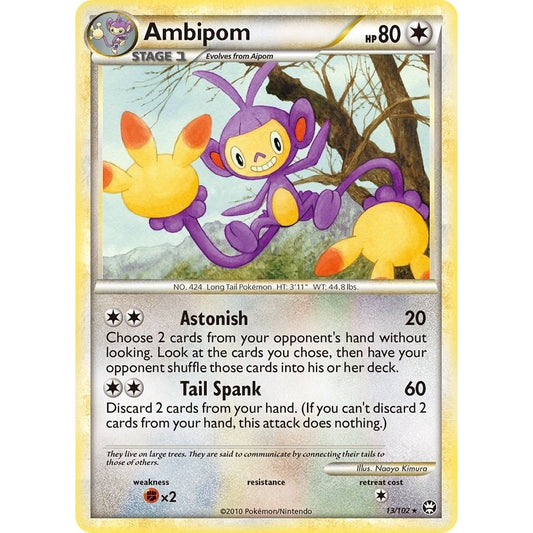 Image for Ambipom (13/102) (TM) - Pokemon