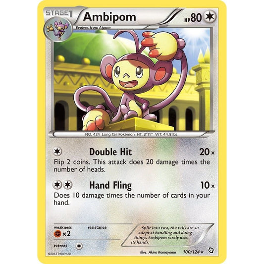 Image for Ambipom (100/124) (DRX) - Pokemon