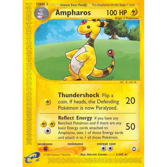 Image for Ampharos (001/147) (AQ) - Pokemon