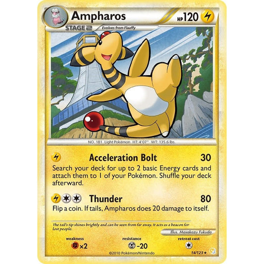 Image for Ampharos (14/123) (HS) - Pokemon