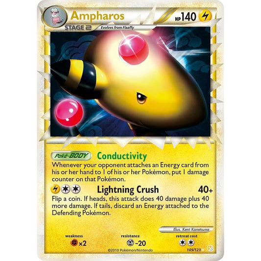 Image for Ampharos (Prime) (105/123) (HS) - Pokemon