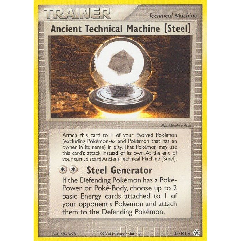 Image for Ancient Technical Machine [Steel] (86/101) (HL) - Pokemon