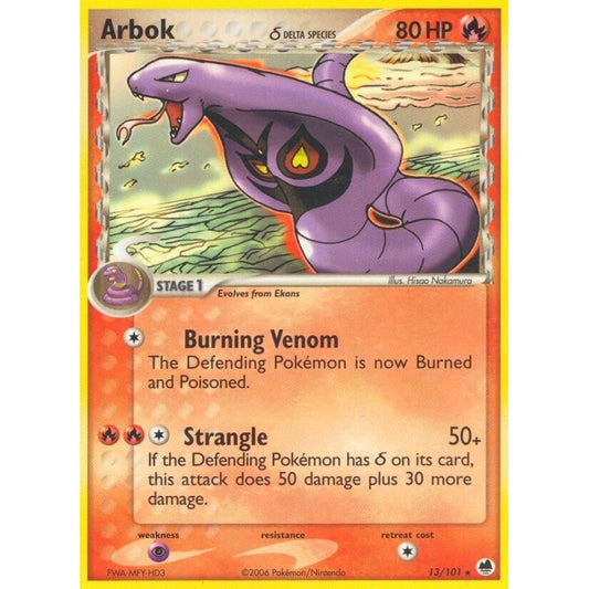 Image for Arbok (Delta Species) (13/101) (DF) - Pokemon