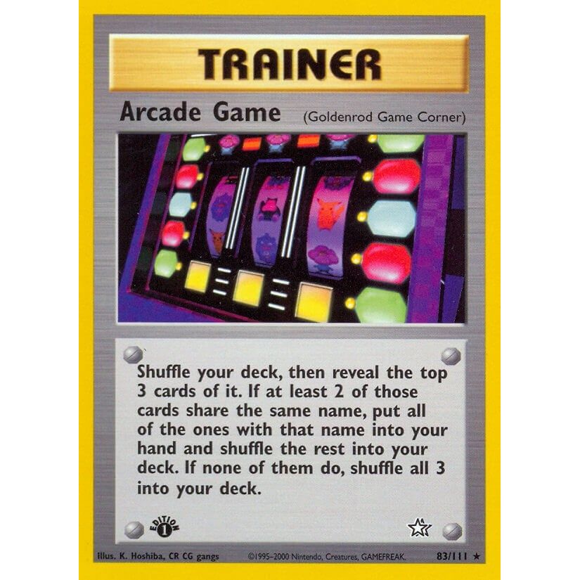 Image for Arcade Game (Goldenrod Game Corner) (083/111) (N1) - Pokemon