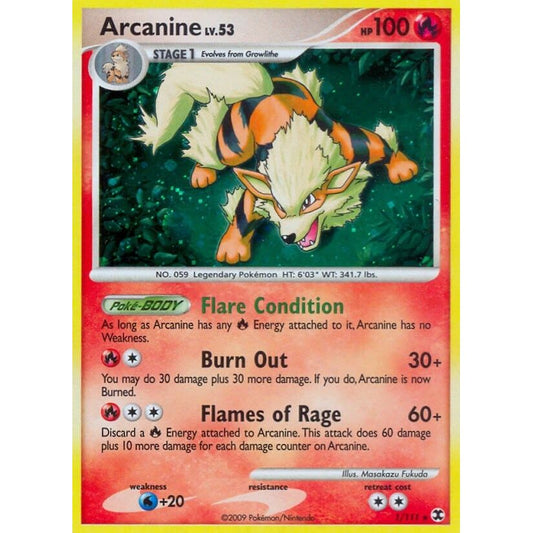 Image for Arcanine (1/111) (RR) - Pokemon