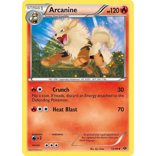 Image for Arcanine (13) (13/99) (NXD) - Pokemon