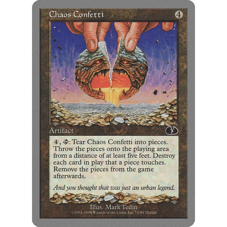 Image for Chaos Confetti (72) (UGL) - Magic: The Gathering