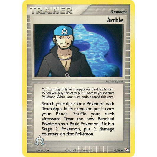 Image for Archie (71/95) (MA) - Pokemon
