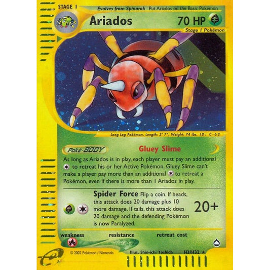 Image for Ariados (H3) (H03/H32) (AQ) - Pokemon