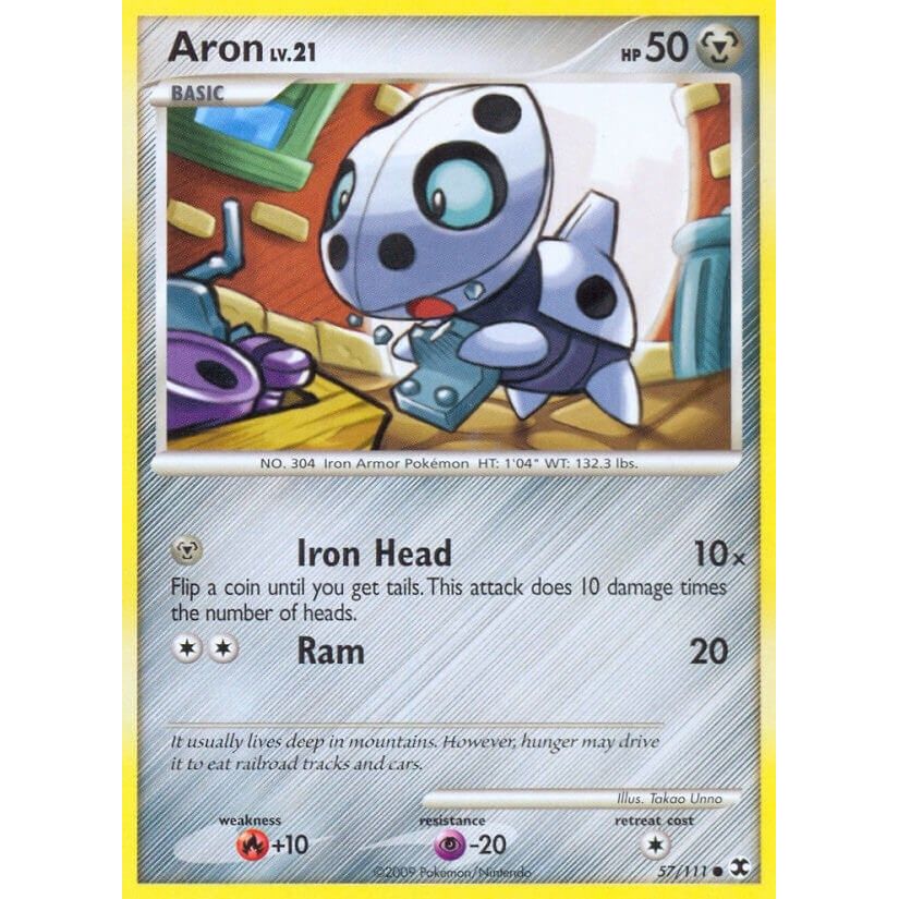 Image for Aron (57/111) (RR) - Pokemon