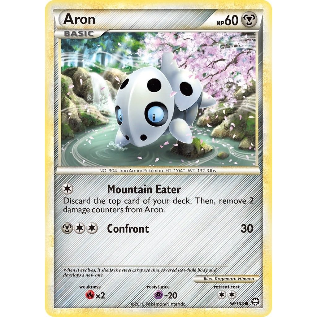Image for Aron (56/102) (TM) - Pokemon