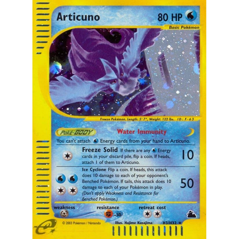 Image for Articuno (H3) (H03/H32) (SK) - Pokemon