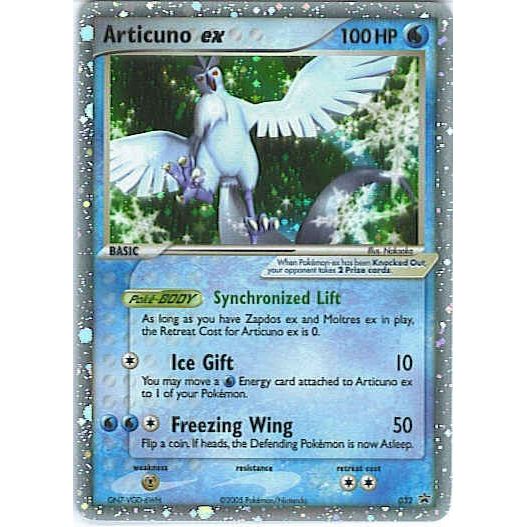 Image for Articuno ex - 032 (EX Collector's Window Tins) (032) (PR) - Pokemon