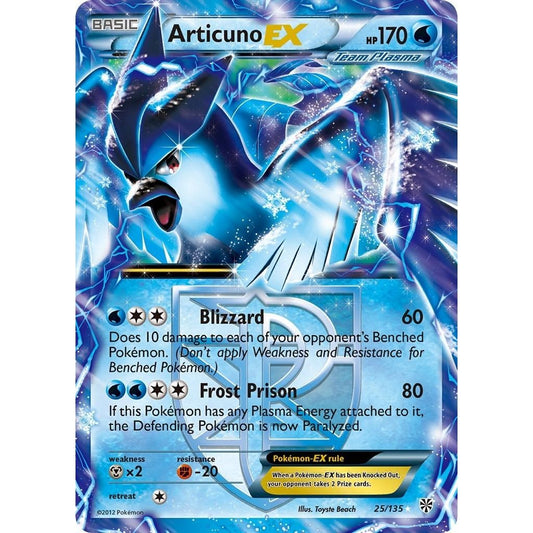 Image for Articuno EX (Team Plasma) (25/135) (PLS) - Pokemon