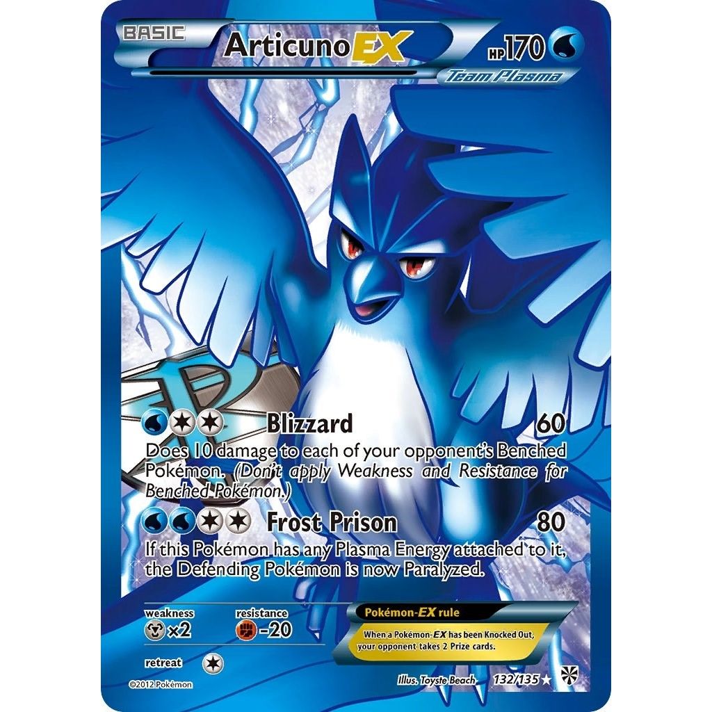 Image for Articuno EX (Team Plasma) (132 Full Art) (132/135) (PLS) - Pokemon