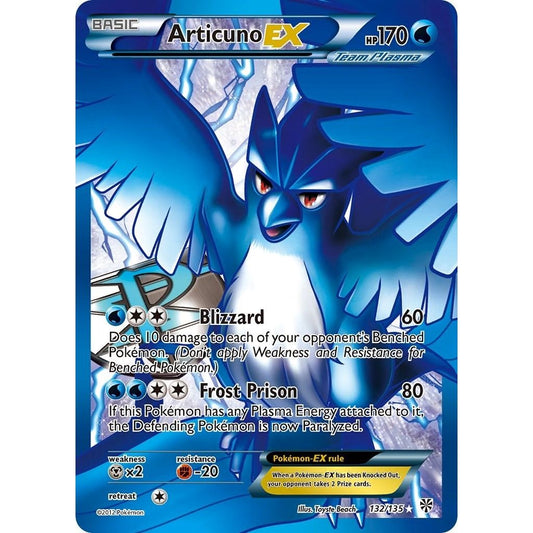 Image for Articuno EX (Team Plasma) (132 Full Art) (132/135) (PLS) - Pokemon