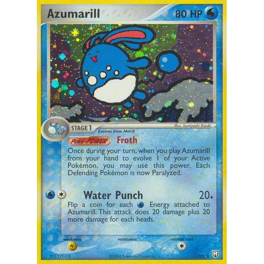Image for Azumarill (1/109) (RR) - Pokemon