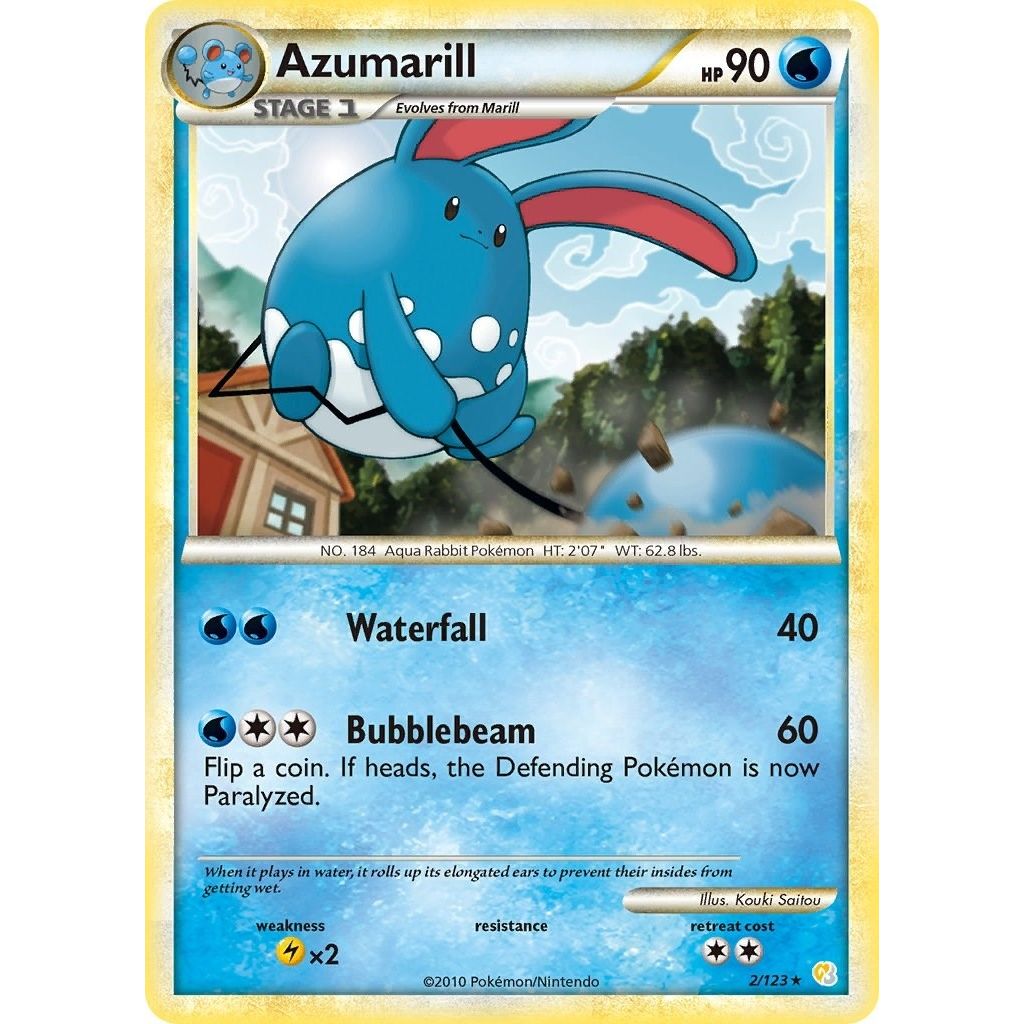 Image for Azumarill (2/123) (HS) - Pokemon