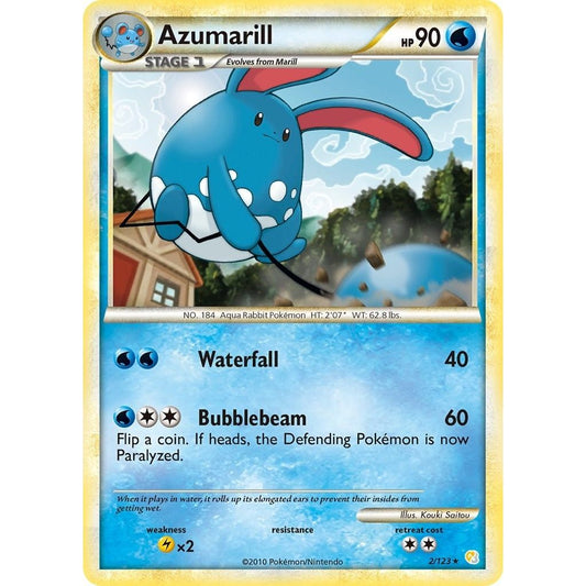 Image for Azumarill (2/123) (HS) - Pokemon