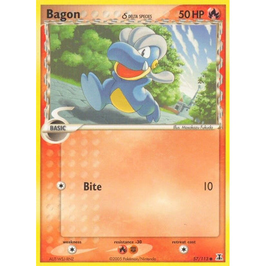 Image for Bagon - 057/113 (Delta Species) (57/113) (DS) - Pokemon