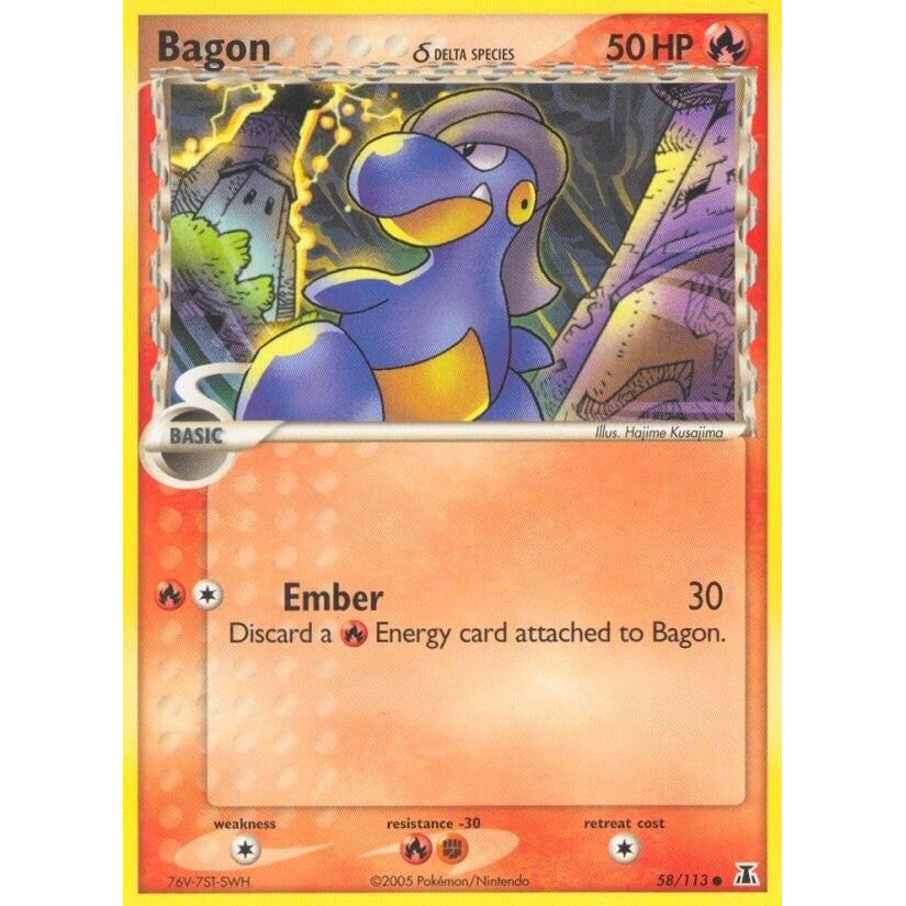 Image for Bagon - 058/113 (Delta Species) (58/113) (DS) - Pokemon