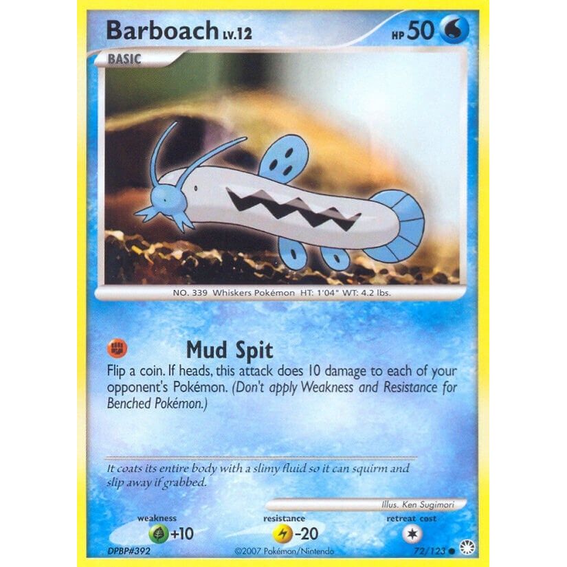 Image for Barboach (72/123) (MT) - Pokemon